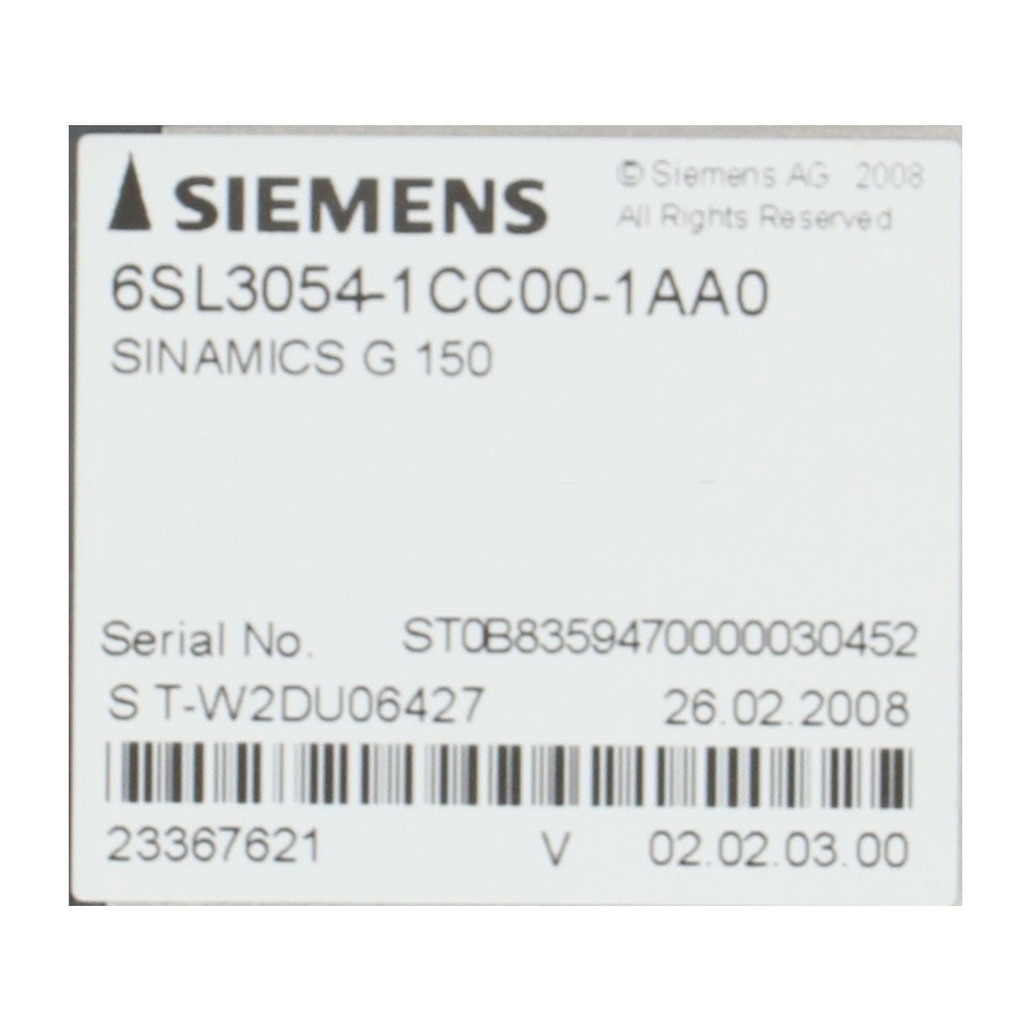 6SL3054-1CC00-1AA0 Siemens