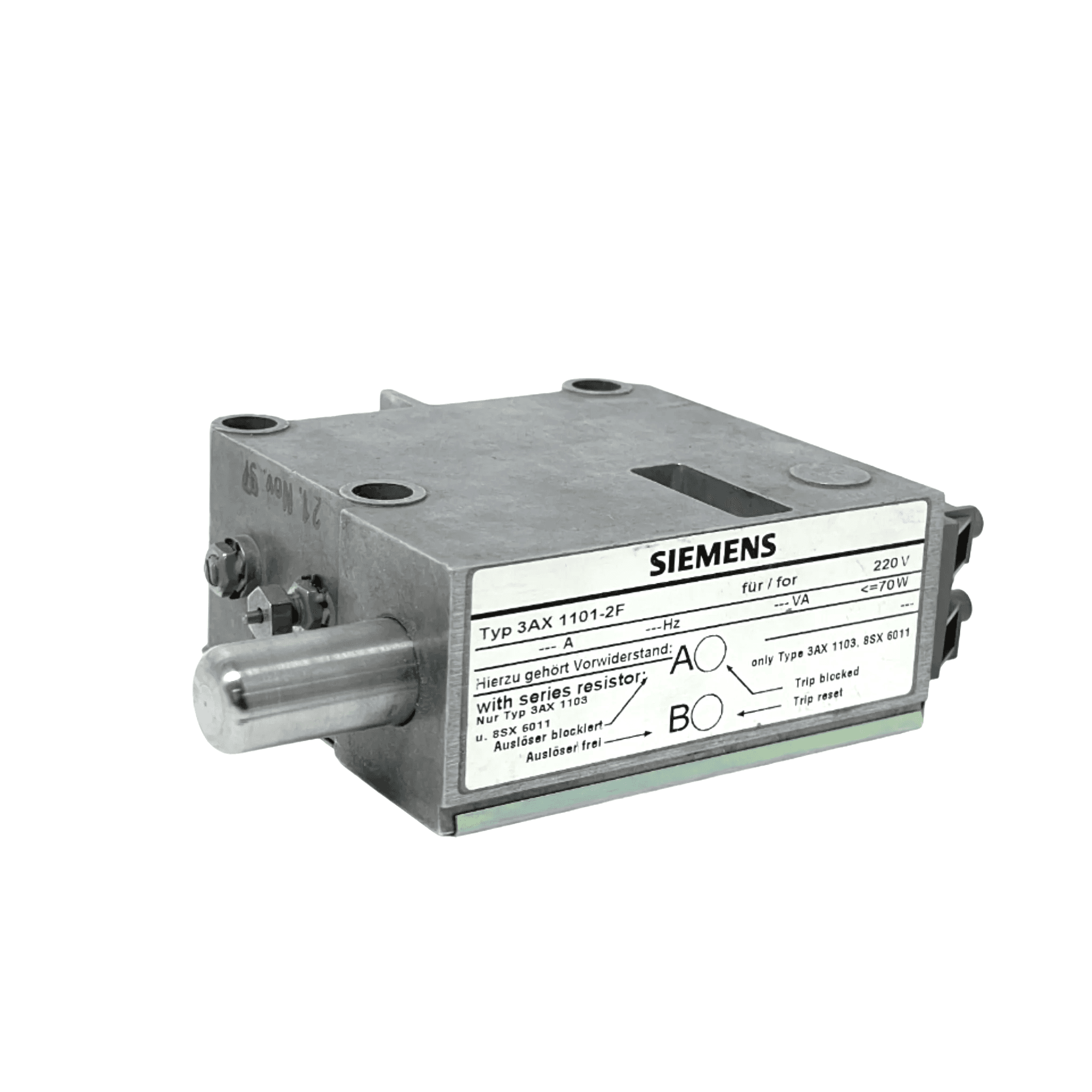 3AX1101-2F Siemens