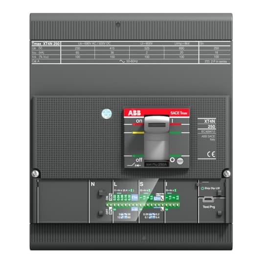 1SDA068157R1 ABB XT4N 250 Ekip LSI In250A 4p F F