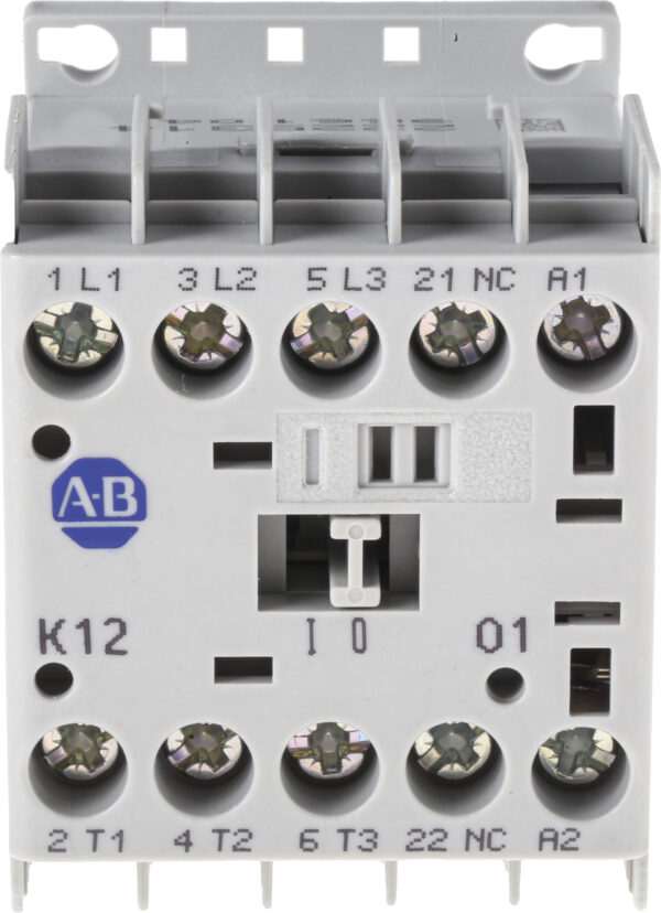 Allen Bradley 100 Series 100K Contactor, 24 V dc Coil, 3-Pole, 12 A, 5.5 kW, 3NO, 690 V ac