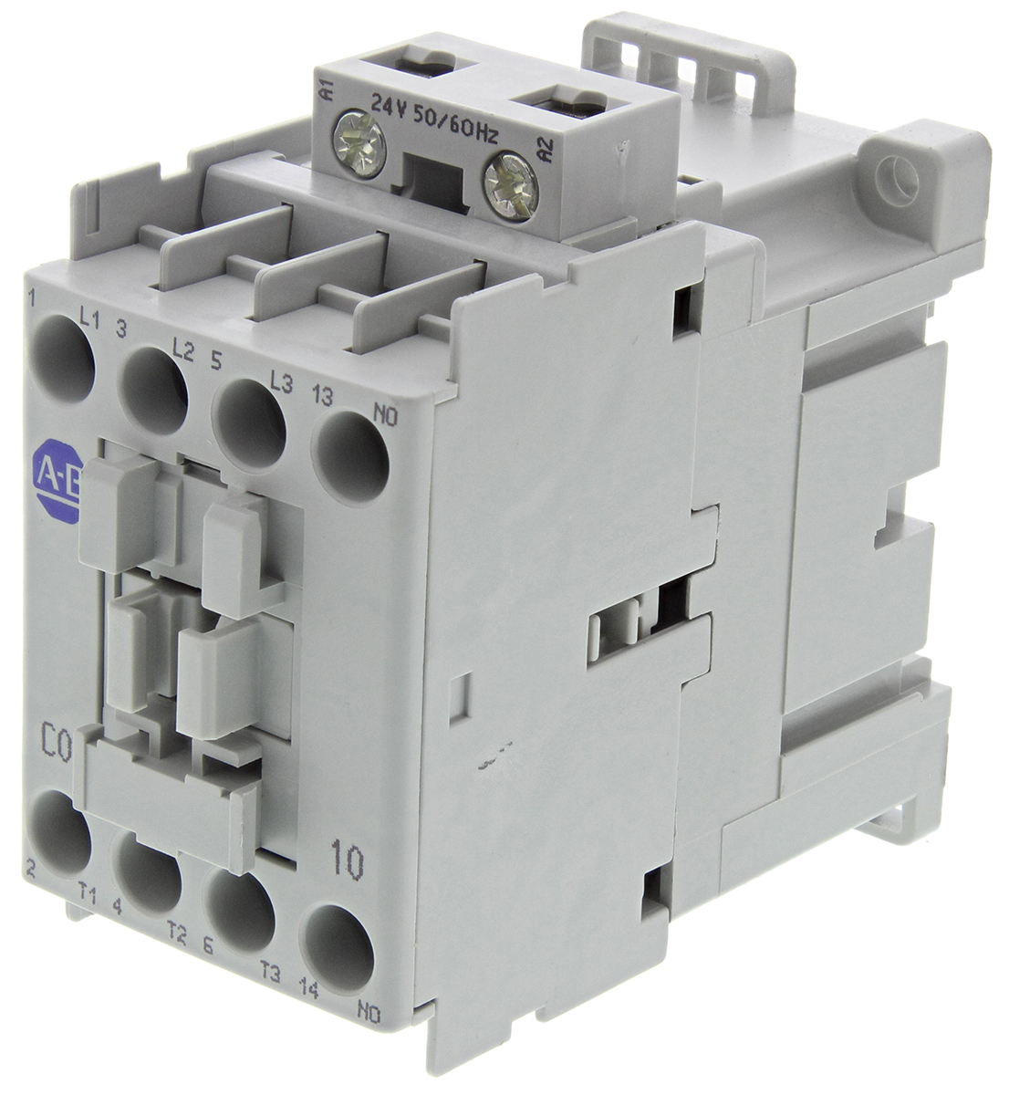 Allen Bradley 100 Series 100C Contactor, 24 V ac Coil, 3-Pole, 9 A, 4 kW, 3NO, 690 V ac | 100-C09KJ10