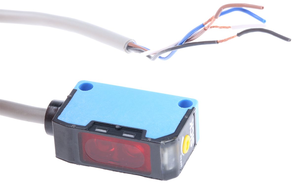 SICK Diffuse Photoelectric Sensor, Block Sensor, 10 mm → 250 mm Detection Range | WT150-P132