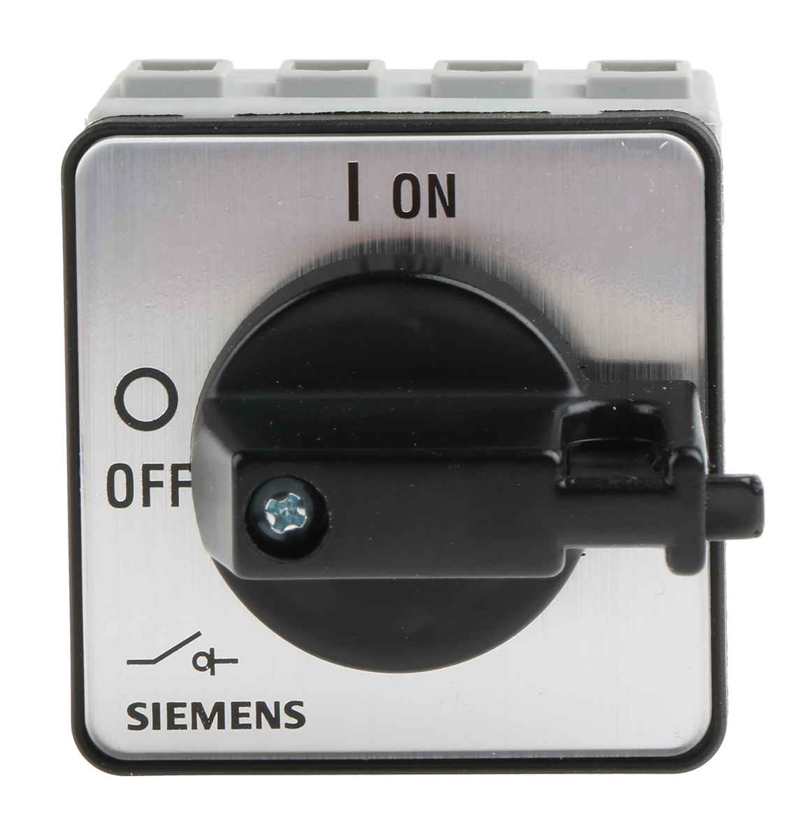 Siemens 3P+N Pole Panel Mount Isolator Switch - 16A Maximum Current, 7.5kW Power Rating, IP65 | 3LD2022-1TL11