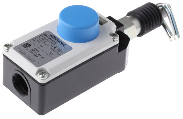 Siemens 3SE7 Rope Pull Switch, 25m, NO/NC, Straight