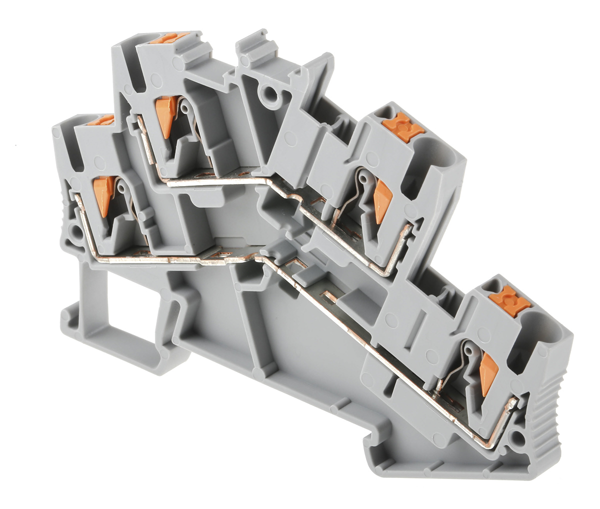 Phoenix Contact 3209604 PTTBS 2.5 Series Grey, 0.14 → 4mm², Double-Level, Push In Termination, ATEX | 3209604