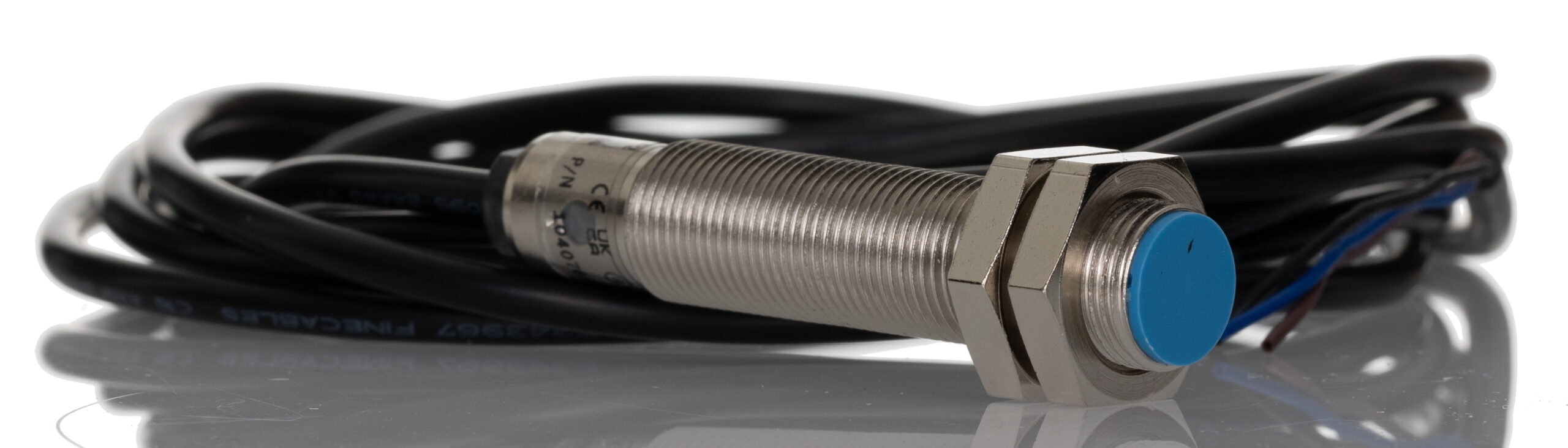 SICK Inductive Threaded Barrel Proximity Sensor, M12, 4 mm Detection, PNP NO, 10 → 30 V dc | IME12-04BPSZW2S