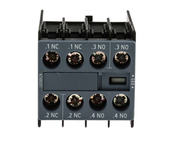 Siemens Auxiliary Contact, 4 Contact, 2NC + 2NO, Snap-On, Sirius Innovation 3RH2