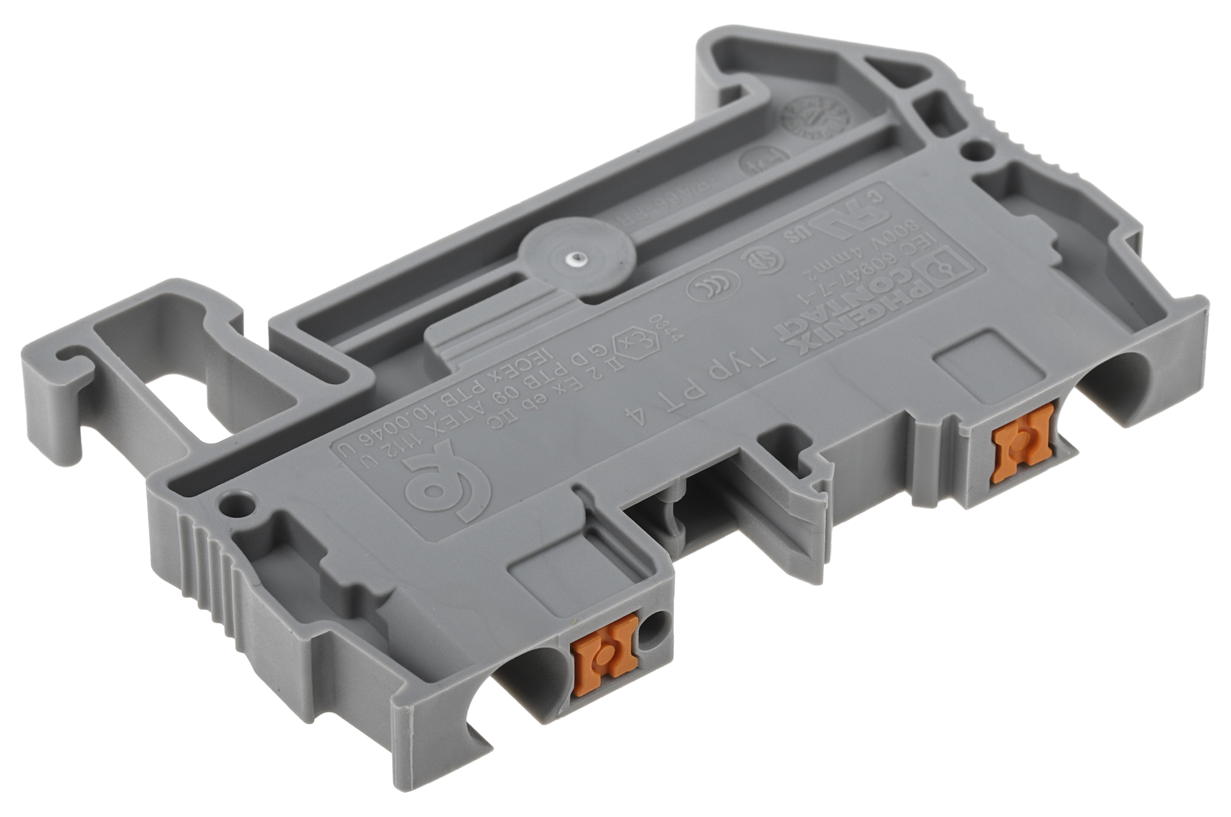 Phoenix Contact 3211757 PT 4 Series Grey, 0.2 → 6mm², Single-Level, Push In Termination, ATEX | 3211757