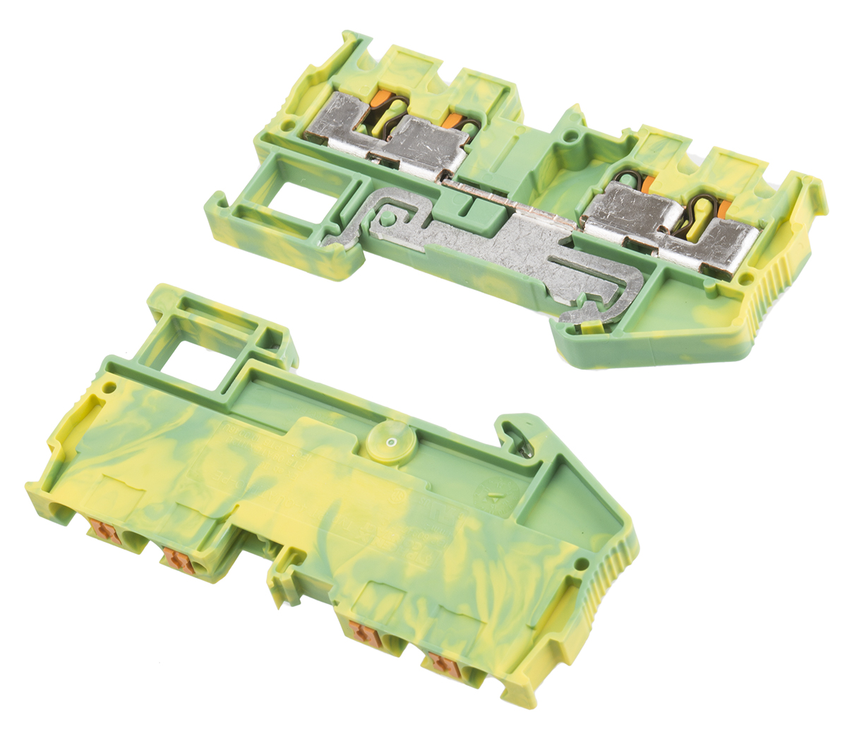 Phoenix Contact 4-Way PT 4-QUATTRO-PE Earth Terminal Block, 24 → 10 AWG Wire, Push In, Polyamide Housing | 3211809