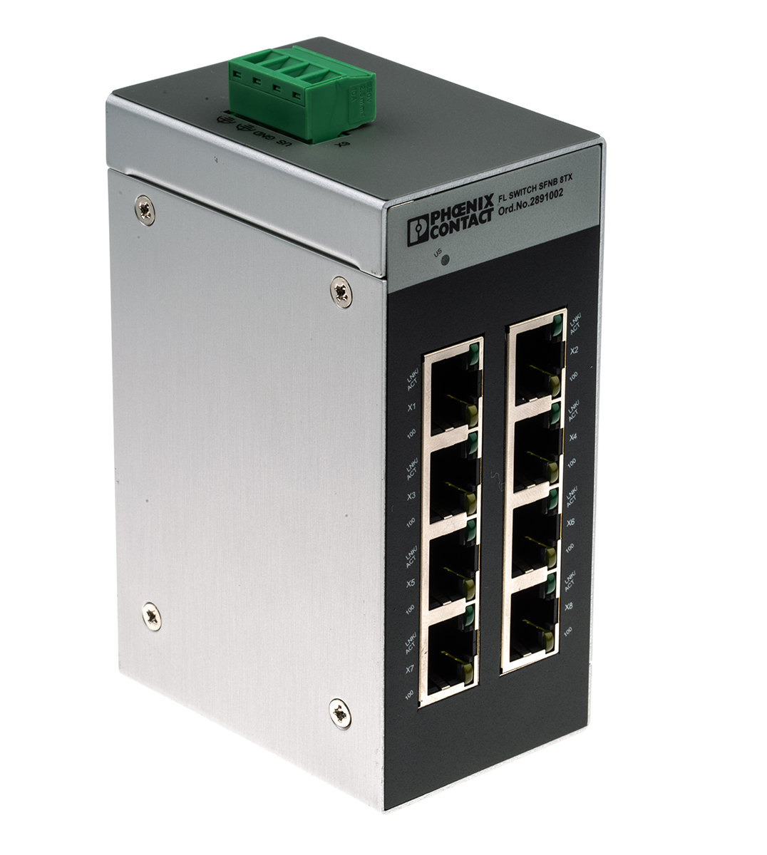 Phoenix Contact Unmanaged 8 Port Ethernet Switch | 2891002