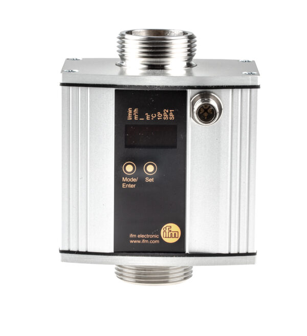 ifm electronic SU Series Ultrasonic Flow Meter for Liquid, 0 L/min Min, 200 L/min Max