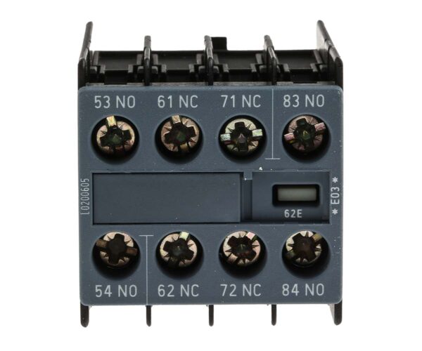 Siemens Auxiliary Contact, 4 Contact, 2NC + 2NO, Snap-On, Sirius Innovation 3RH2