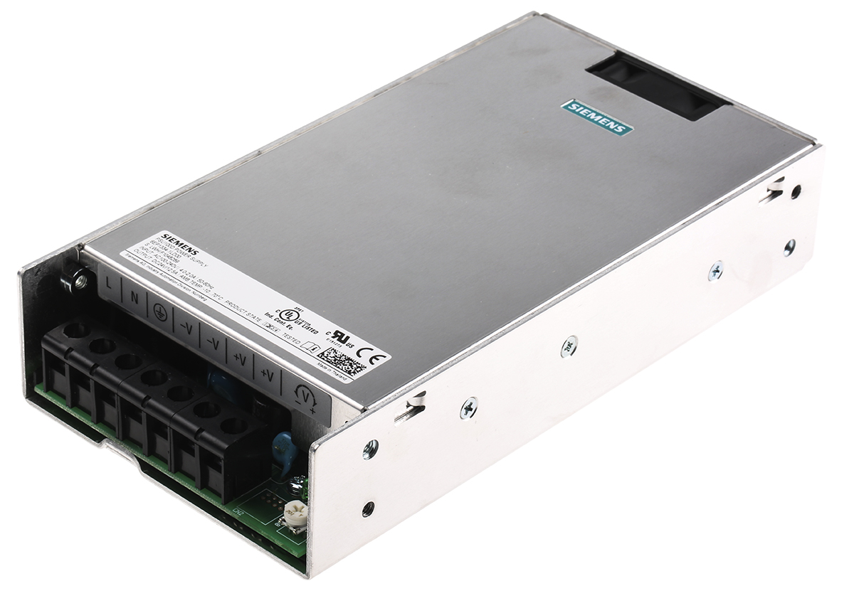 Siemens SITOP PSU100D Switched Mode DIN Rail Power Supply, 100 → 240V ac, 24V dc, 12.5A Output, 300W | 6EP1334-1LD00