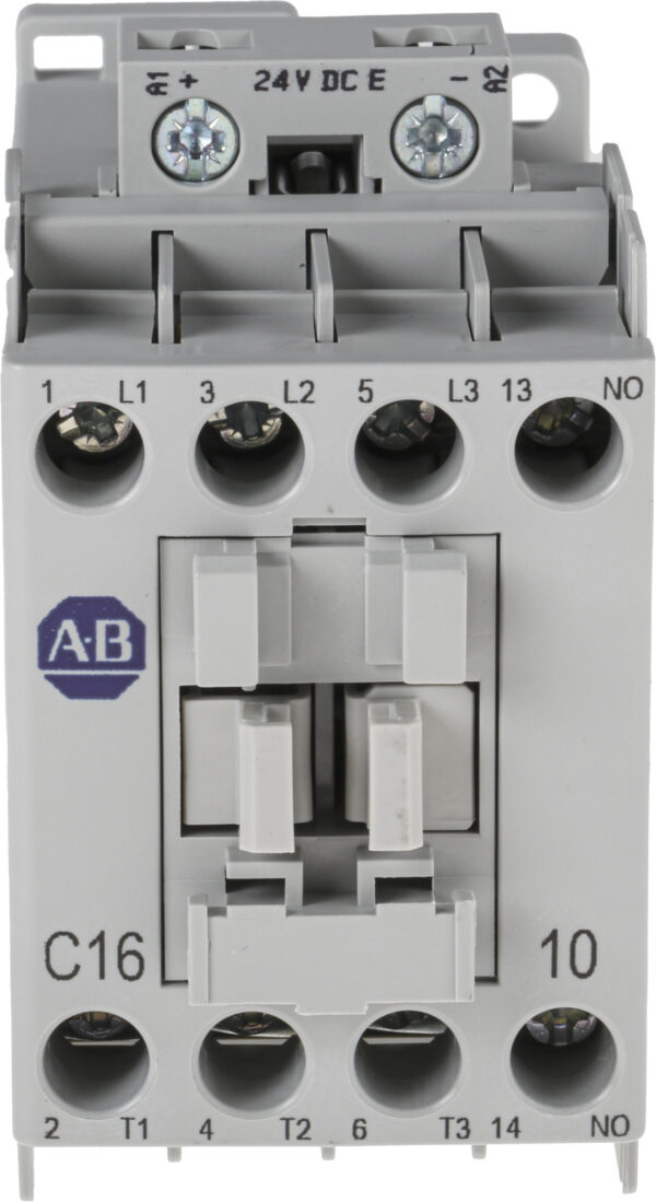 Allen Bradley 100 Series 100C Contactor, 24 V dc Coil, 3-Pole, 16 A, 7.5 kW, 3NO, 690 V ac