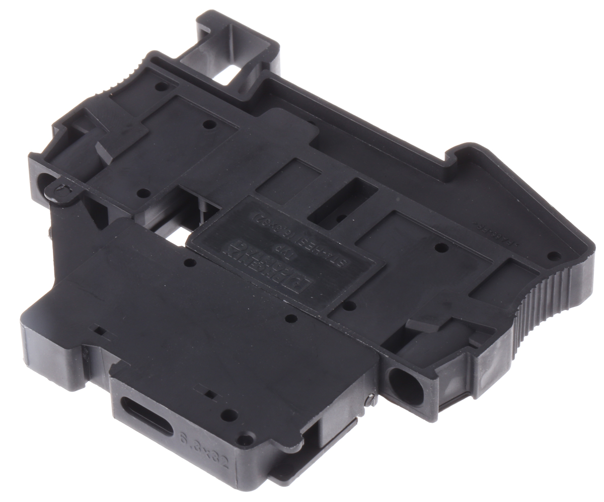 Phoenix Contact 3036385 Black, 1-Level, Spring Clamp Termination, Fused | 3036385