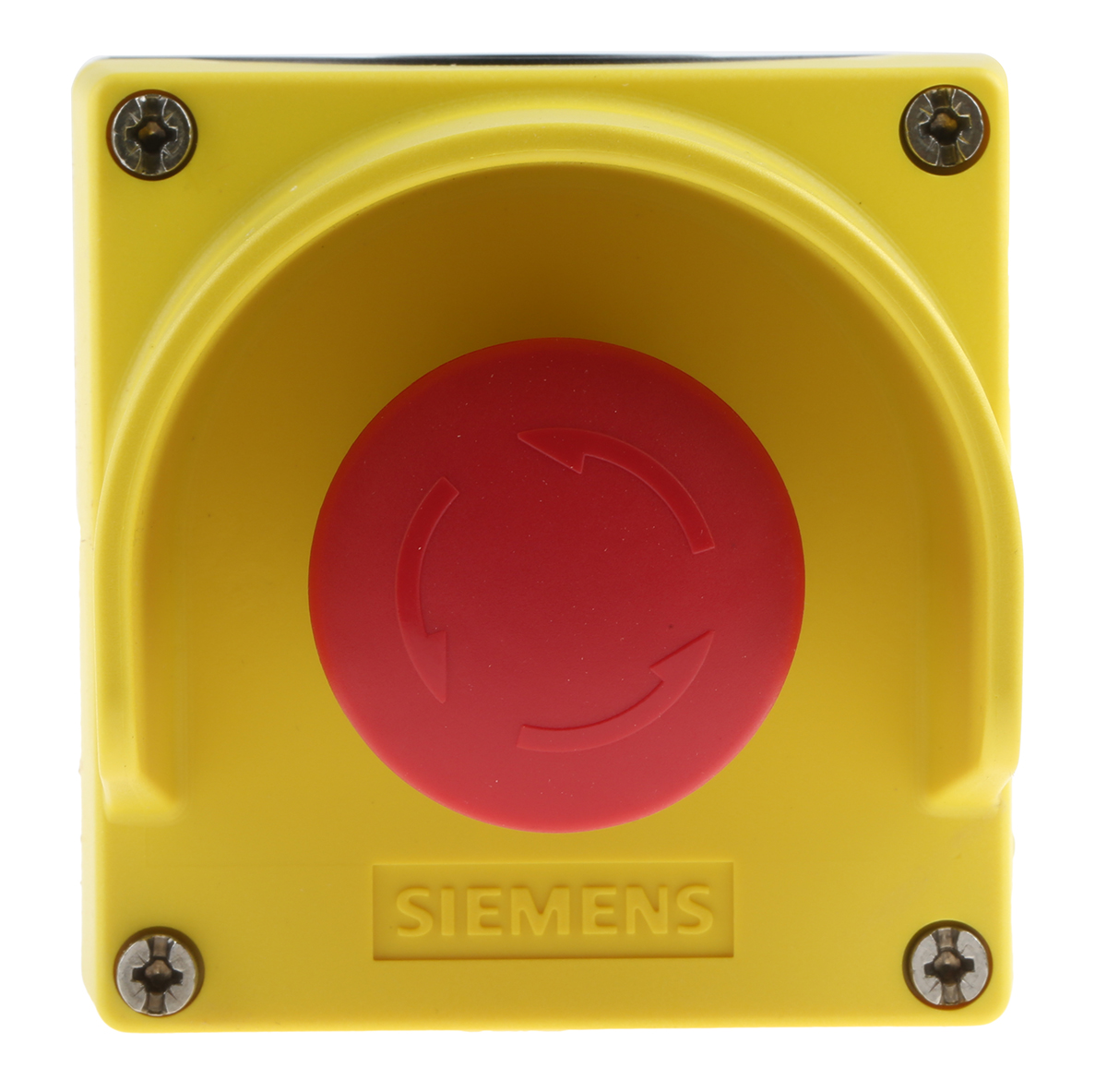 Siemens SIRIUS ACT 3SU18 Series Twist Release Emergency Stop Push Button, Surface Mount, 1NC, IP66, IP67, IP69 | 3SU1801-0NA00-2AC2