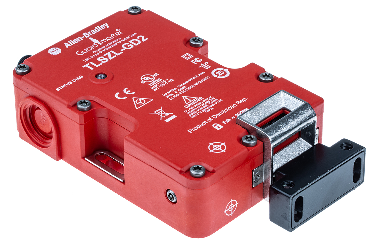 Allen Bradley Guardmaster 440G-TZ Series Solenoid Interlock Switch, Power to Lock, 24V dc, Actuator Included | 440G-TZS21UPLH