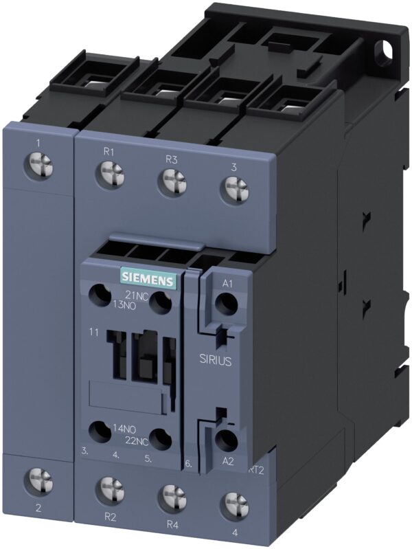 Siemens SIRIUS 3RT Size S2, 3RT25 Contactor, 230 V ac Coil, 4-Pole, 35 A, 18.5 kW, 2NO + 2NC, 690 V ac