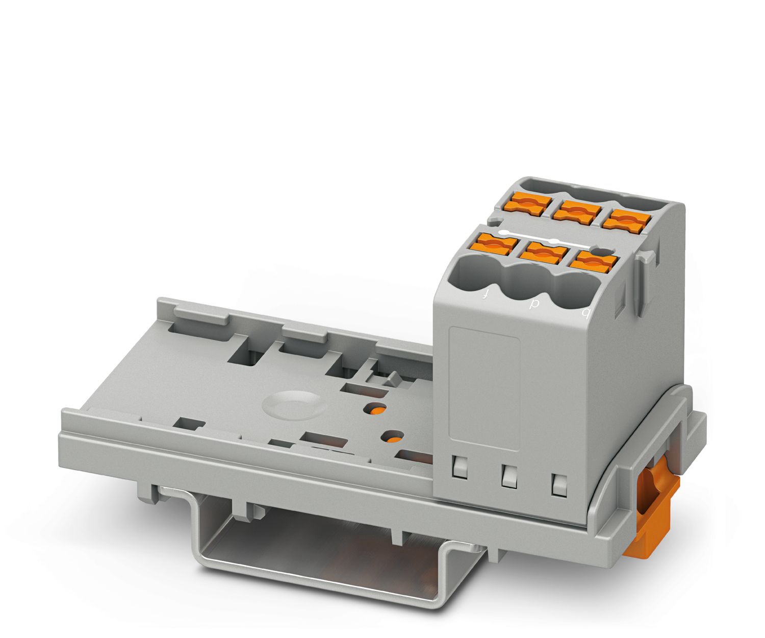 Phoenix Contact Distribution Block, 6 Way, 0.14 → 4mm², 24A, 500 V, Grey | 3273000