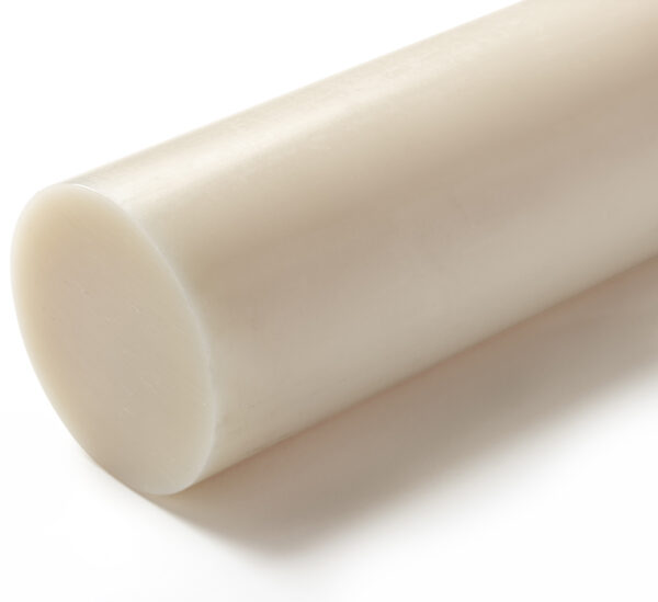 RS PRO Natural Nylon Rod, 500mm x 120mm Diameter