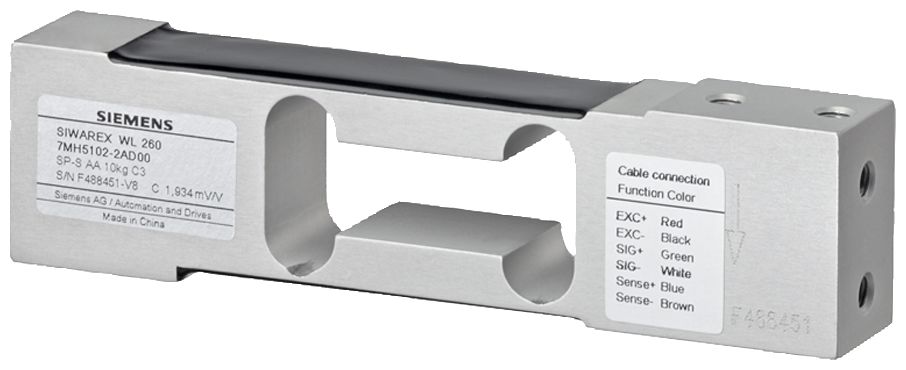 Siemens SIWAREX WL Series Single Point Load Cell, 5kg Range, Compression Measure | 7MH5102-1PD00