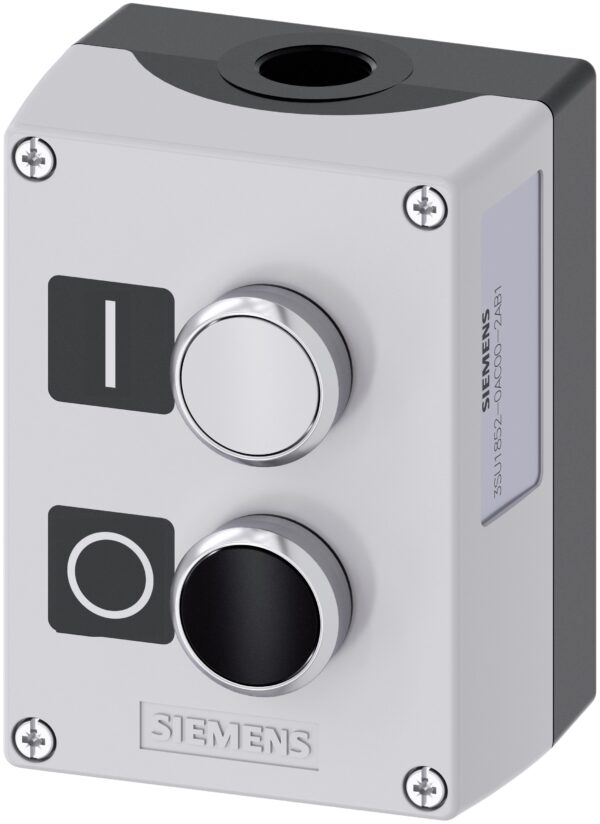 Siemens Control Station Switch, Metal, Black, White, IP66, IP67, IP69