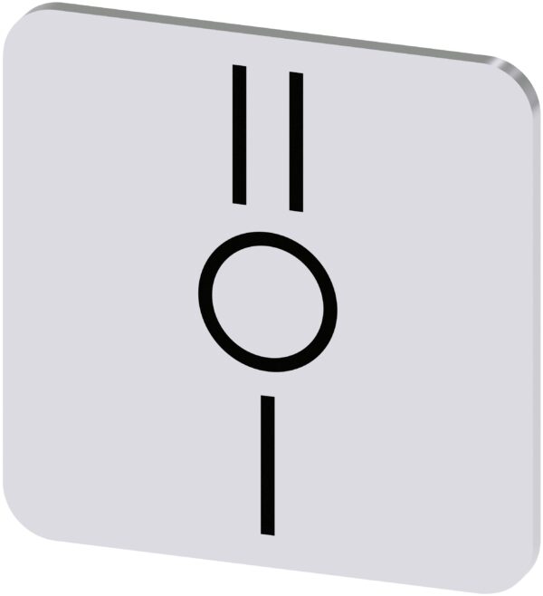 Siemens Labeling plate, I - O - II