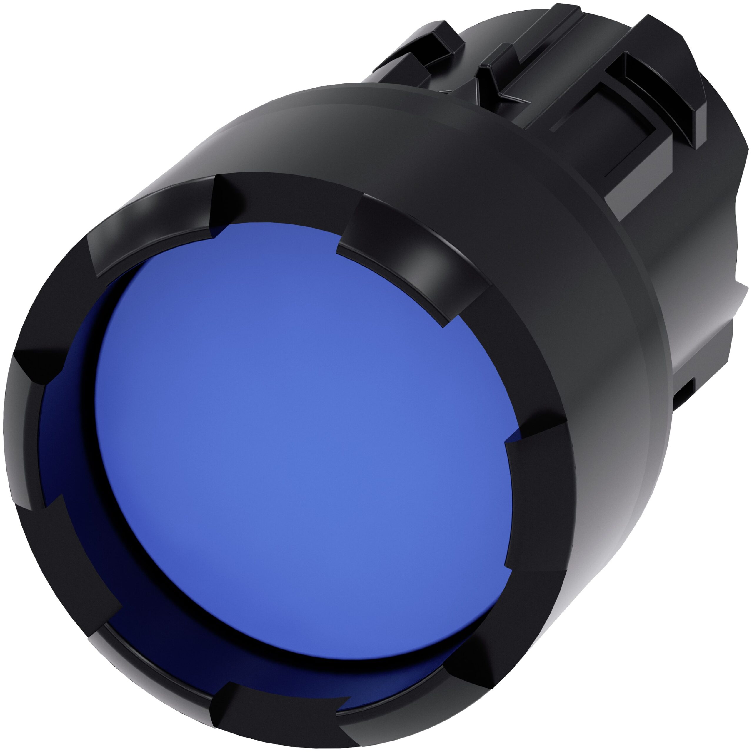 Siemens SIRIUS ACT 3SU10 Series Blue Momentary Push Button Head, 22mm Cutout, IP66, IP67, IP69K | 3SU1000-0DB50-0AA0