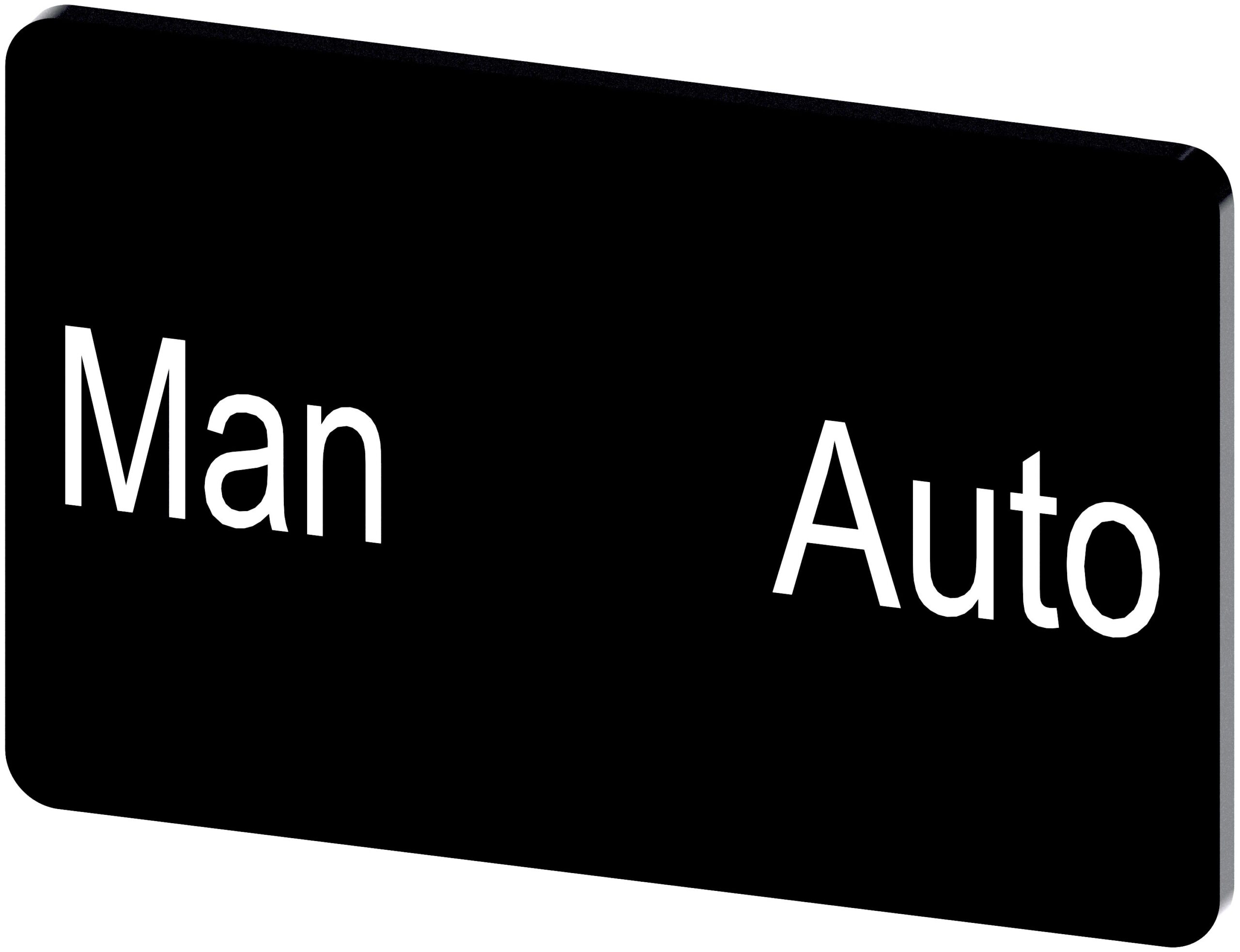 Siemens Labeling plate, Man - Auto | 3SU1900-0AD16-0EA0