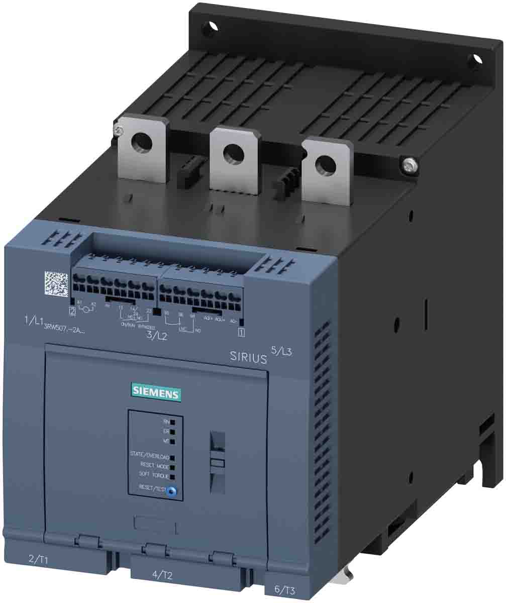 Siemens SIRIUS 3RW Soft Starter, , 160 kW, 200 → 480 V ac, 3 Phase | 3RW5073-2AB04