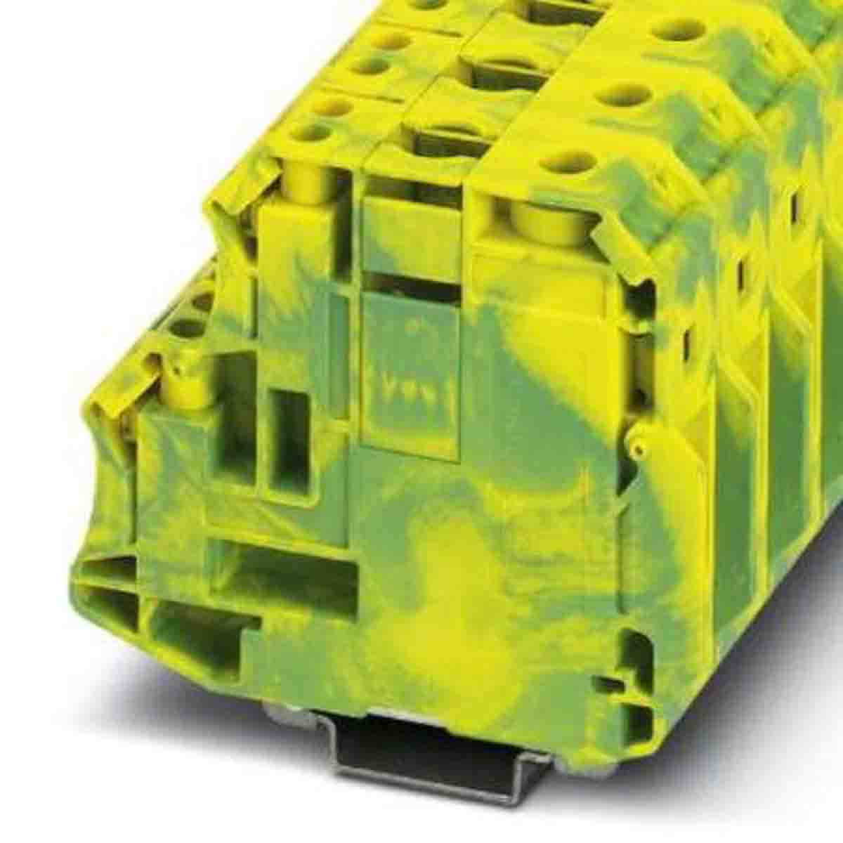 Phoenix Contact 5-Way Earth Terminal Block, 95mm², 4 → 3/0 AWG Wire, Screw | 3213144