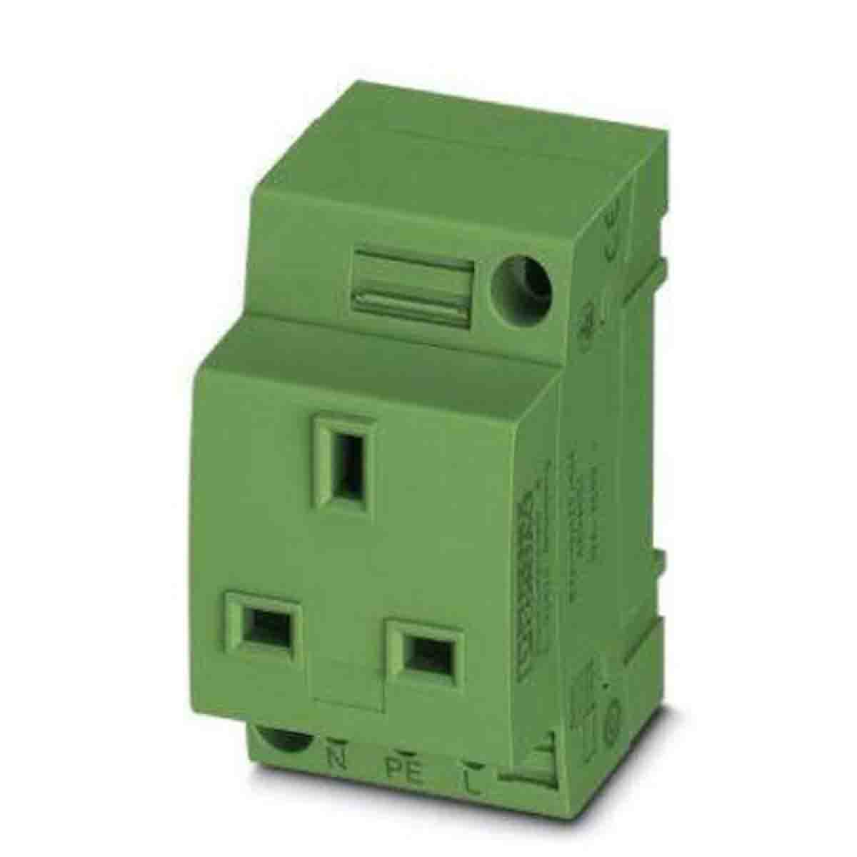 Phoenix Contact Mains Sockets, 13A, DIN Rail, 250 V | 0804052