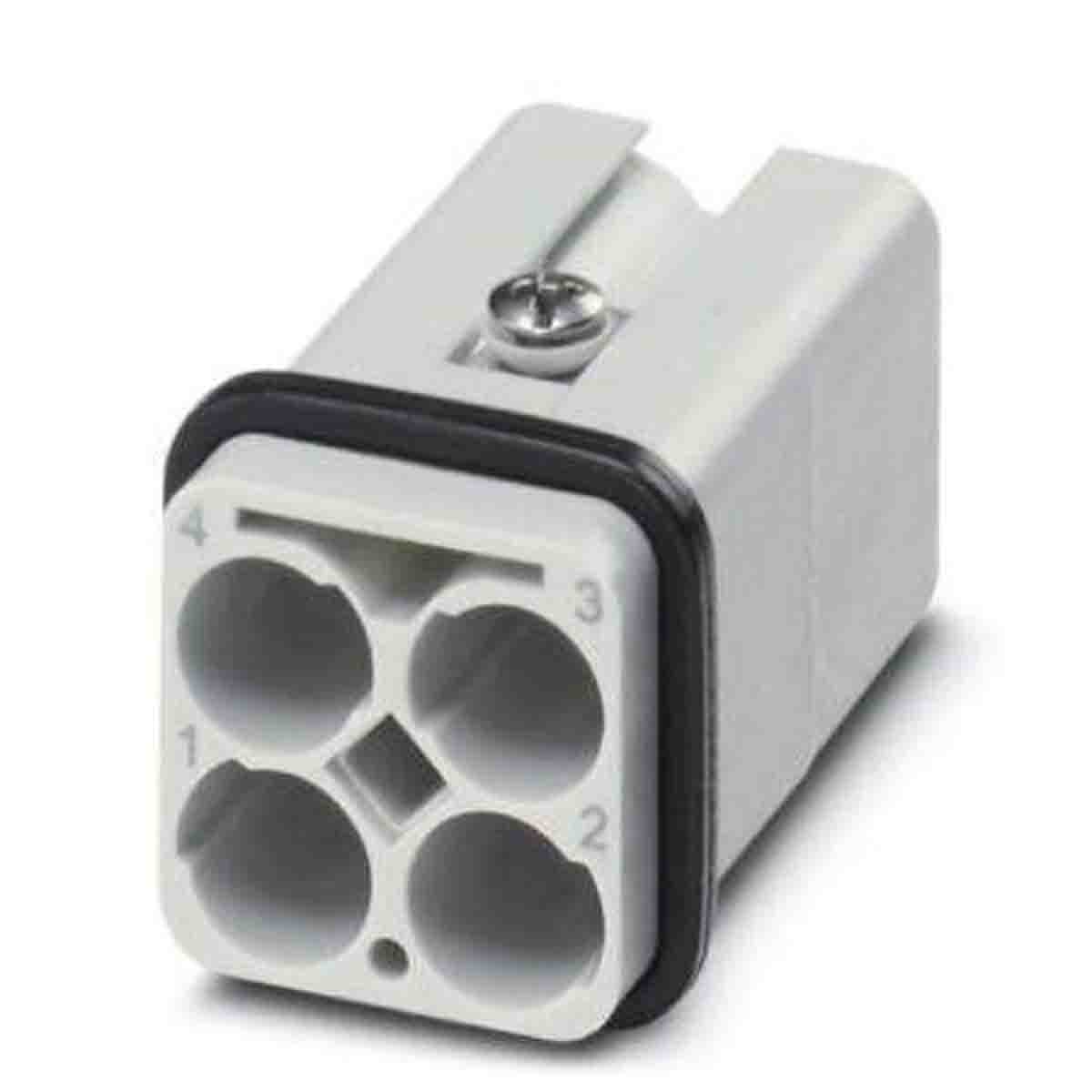 Phoenix Contact Heavy Duty Power Connector Module, 40A, Male, HC Series, 4 Contacts | 1419898