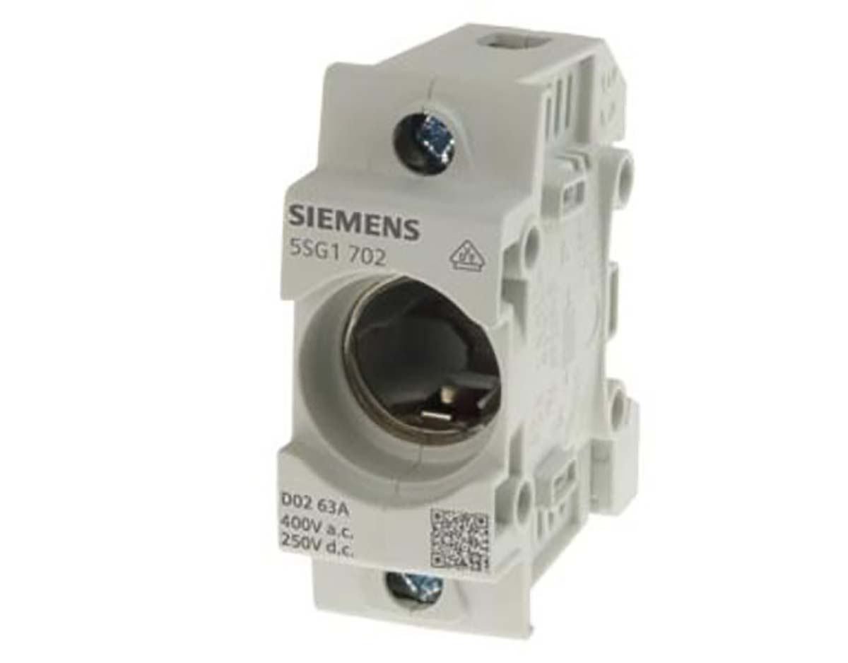 Siemens 16A Bottle Fuse Holder, 1P, 400V ac | 5SG1302