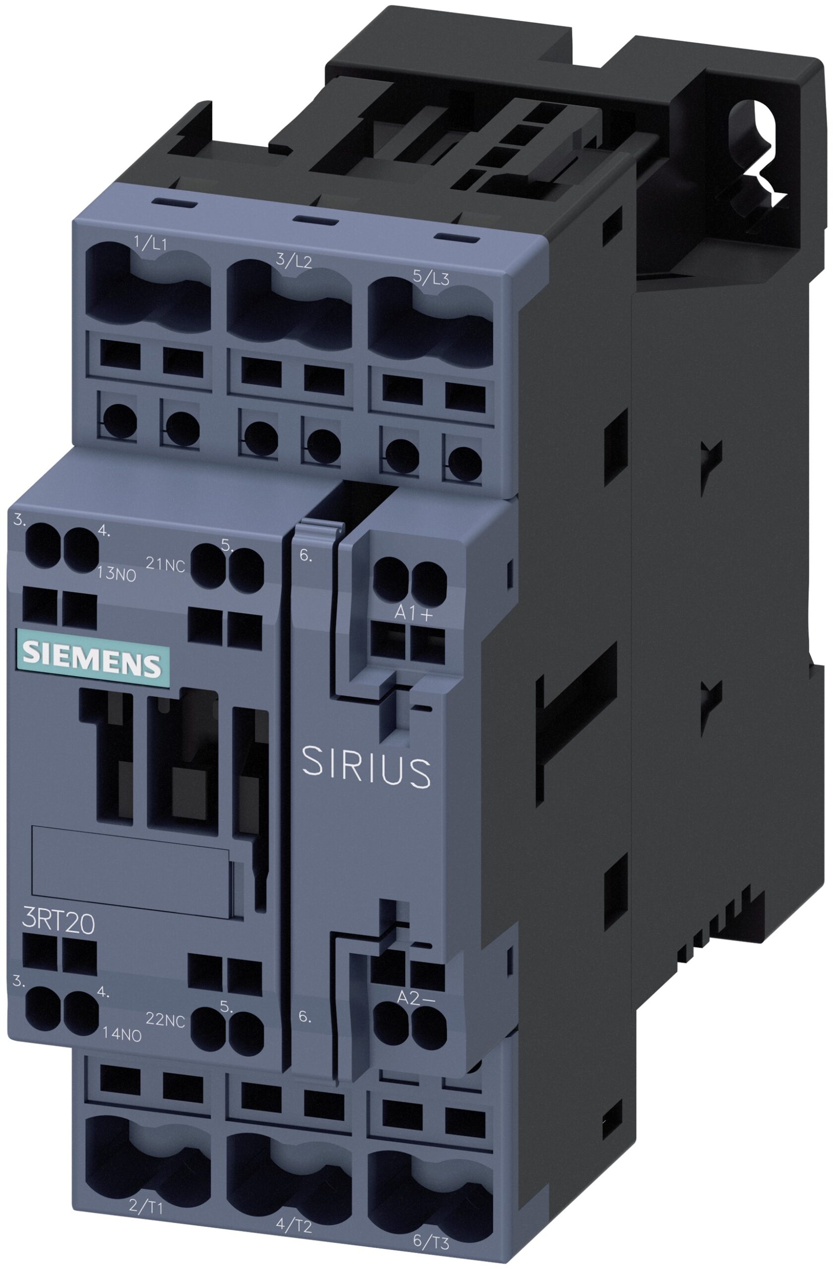 Siemens SIRIUS 3RT Size S0, 3RT2 Contactor, 110 V dc Coil, 3-Pole, 38 A, 18.5 kW, 1NO + 1NC | 3RT2028-2XF40-0LA2