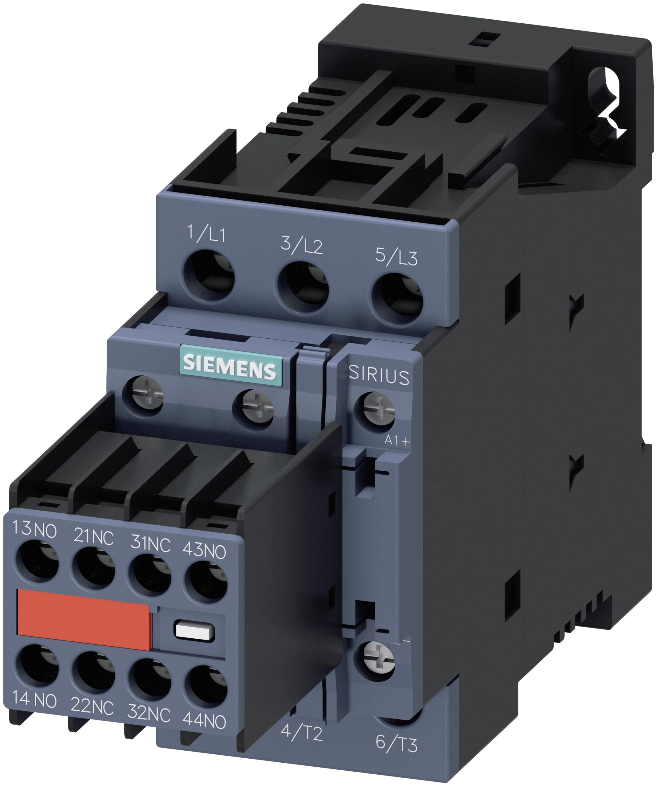 Siemens SIRIUS 3RT Size S0, 3RT2 Contactor, 24 V dc Coil, 3-Pole, 25 A, 11 kW, 2NO + 2NC | 3RT2026-1DB44-3MA0