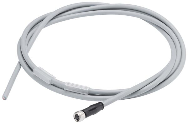 Siemens M8 to Female 4 way Unterminated Sensor Actuator Cable, 2m