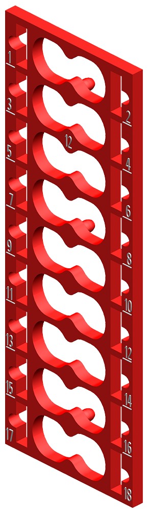 Siemens Labeling Sheet for Use with 18 Push-In Terminals | 6ES7193-6CP12-2MT0