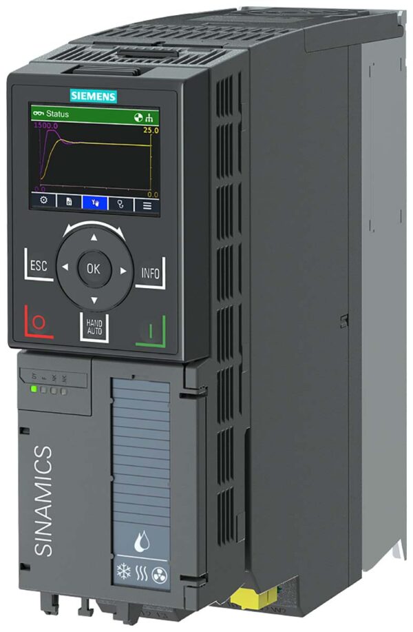 Siemens Inverter Drive, 1.1 kW, 480 V ac, 2.8 A, SINAMICS G120X Series