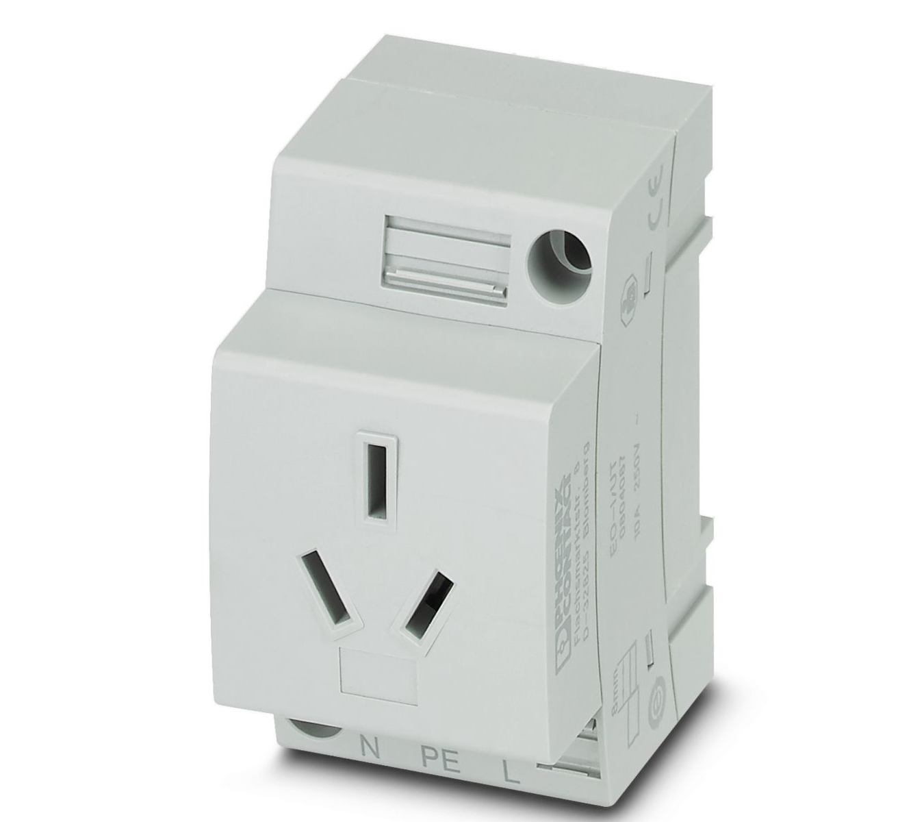 Phoenix Contact Mains Sockets, 10A, DIN Rail Mount, 250 V | 0804087