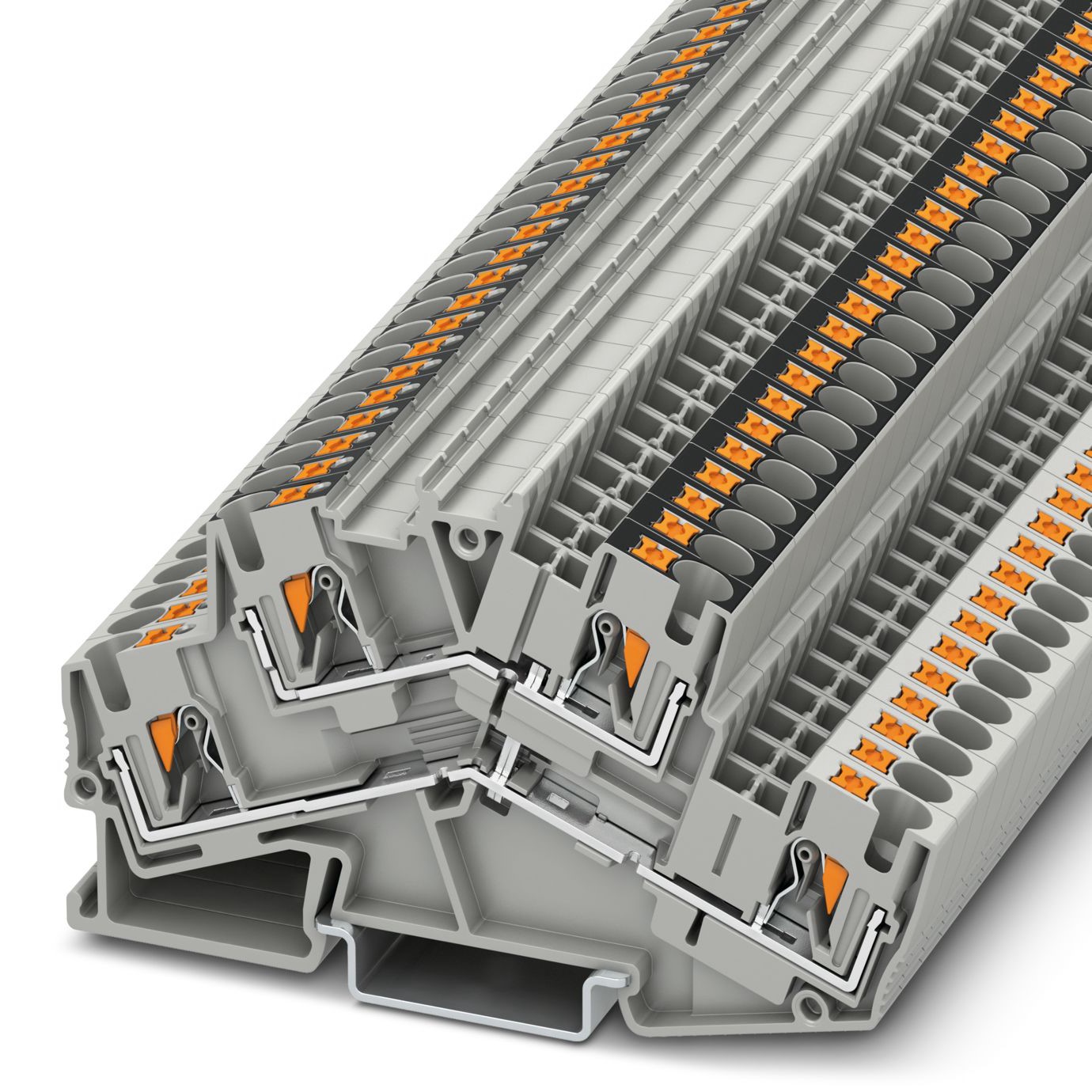 Phoenix Contact 3211848 PTTBS 4-PV Series Grey, 0.2 → 6mm², Push In Termination, ATEX, IECEx | 3211848