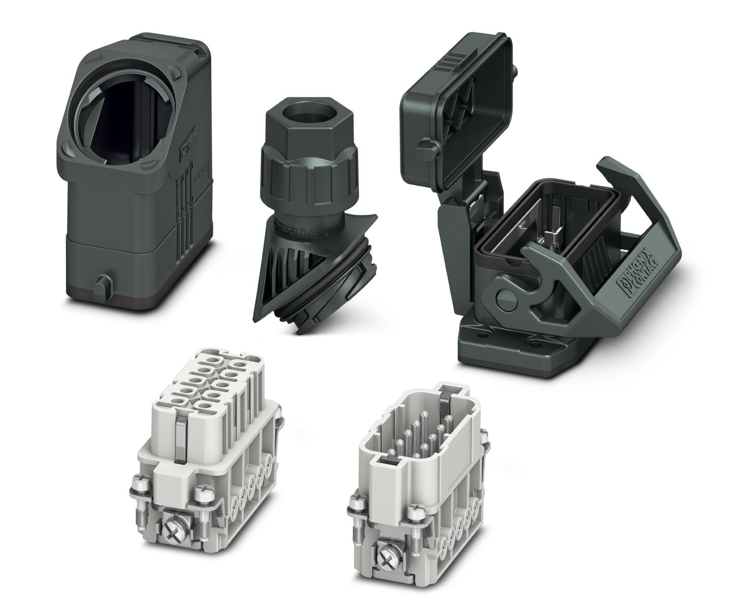 Phoenix Contact Connector Set, 10 Way, 16A, Female, Male, HC-EVO | 1424454