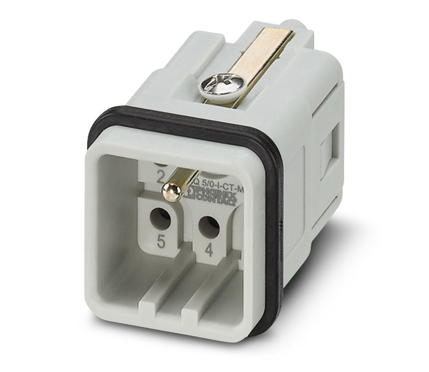 Phoenix Contact Heavy Duty Power Connector Insert, 20A, Male, HC-Q05 Series, 5 Contacts | 1406538