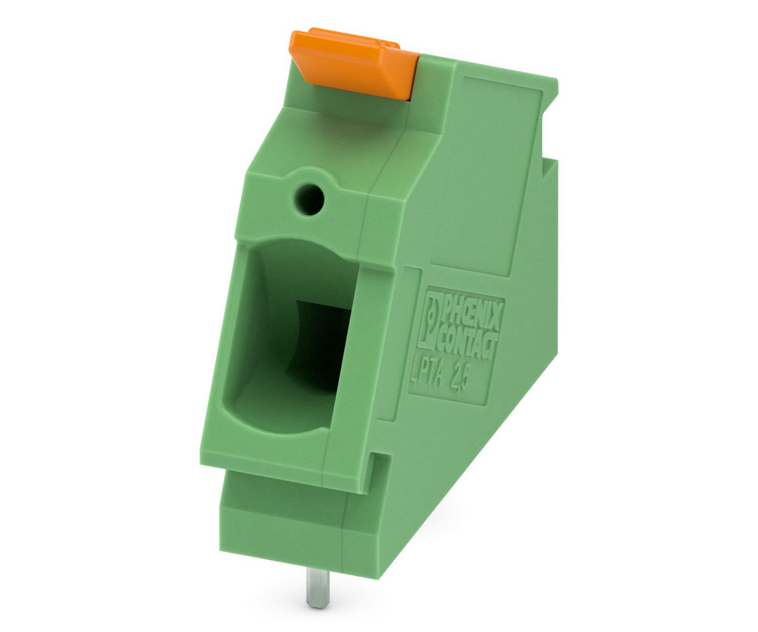 Phoenix Contact PCB Terminal Block, 1-Contact, 5mm Pitch, Through Hole Mount, 1-Row | 1190362