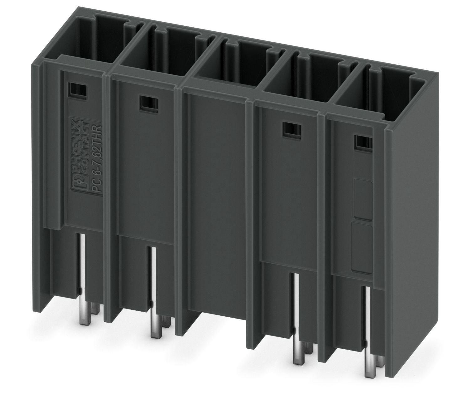 Phoenix Contact, 7.62mm Pitch, 4 Way, Pluggable Terminal Block, Header, 1192610 | 1192610