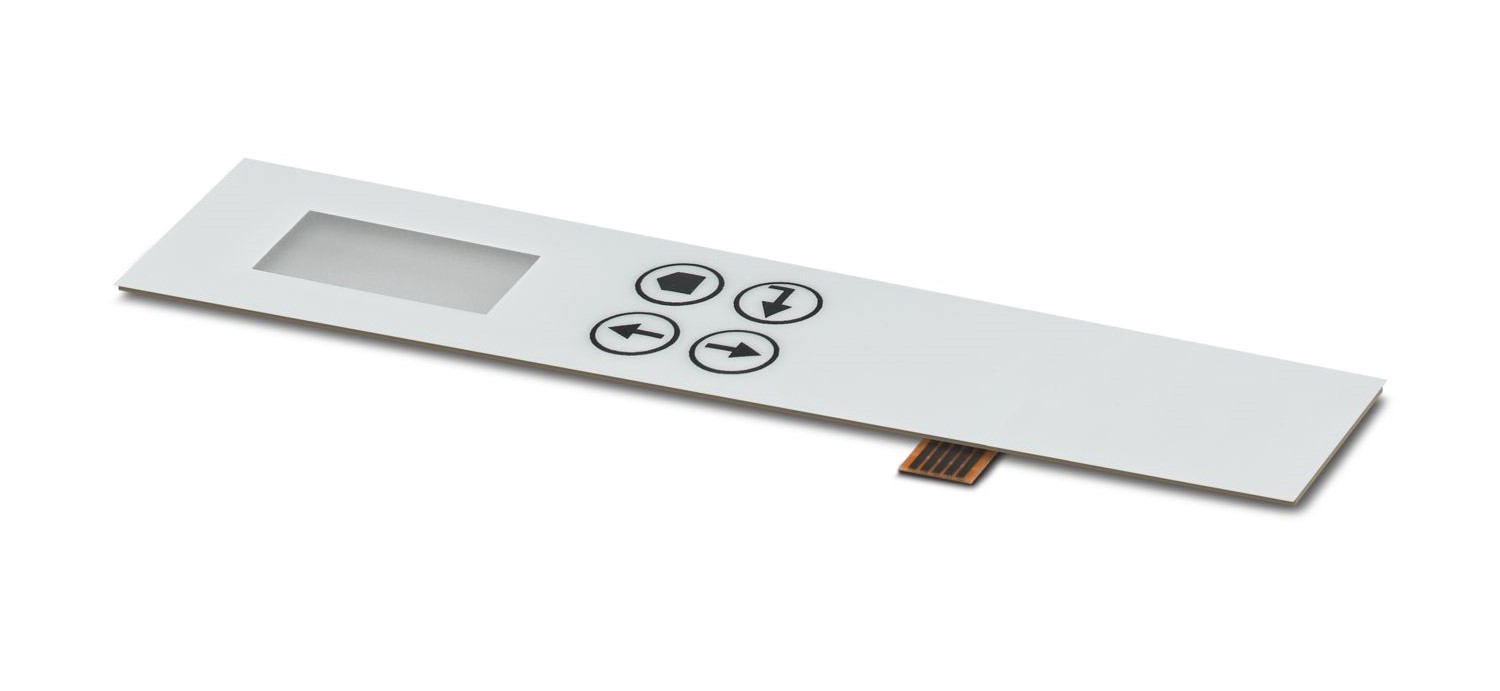 Phoenix Contact IP20 4 Key Polyester Membrane Keypad | 1215684