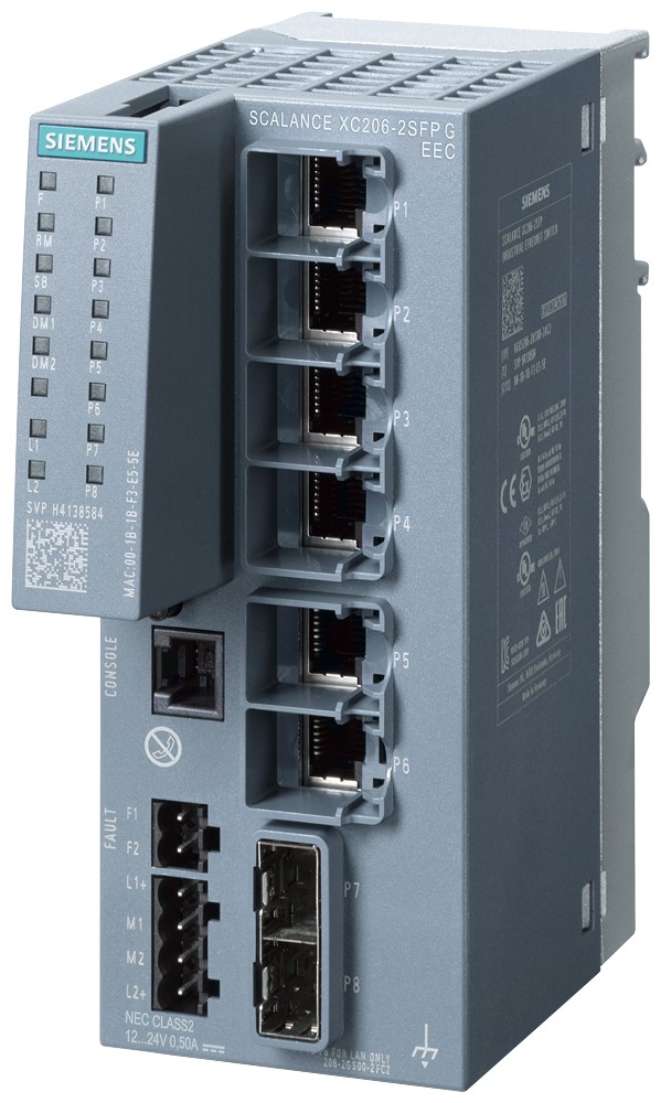 Siemens Managed 6 Port Network Switch | 6GK52062GS002FC2