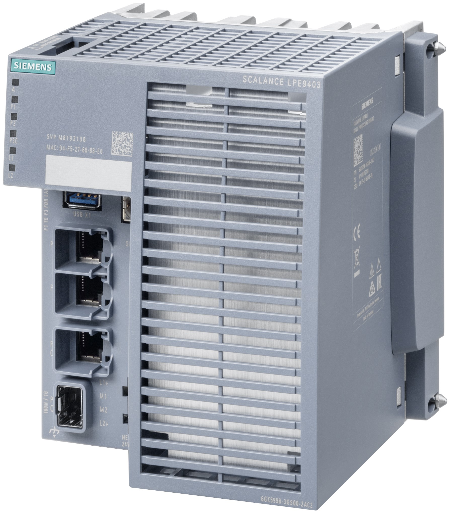 Siemens Managed 4 Port Network Switch | 6GK59983GS002AC2