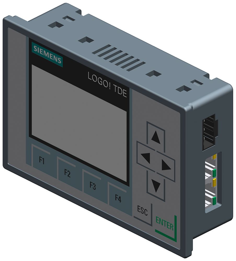 Siemens SIPLUS LOGO Series Display Module for Use with LOGO 8 and Higher, 24 V ac, V dc | 6AG10554MH082BA1