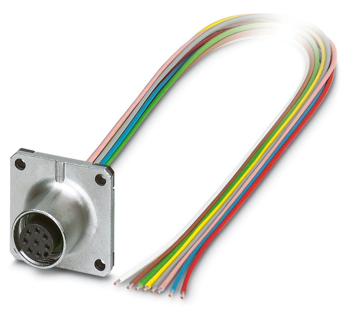 Phoenix Contact Circular Connector, 8 Contacts, Front Mount, M12 Connector, Socket, IP67, SACC Series | 1441697